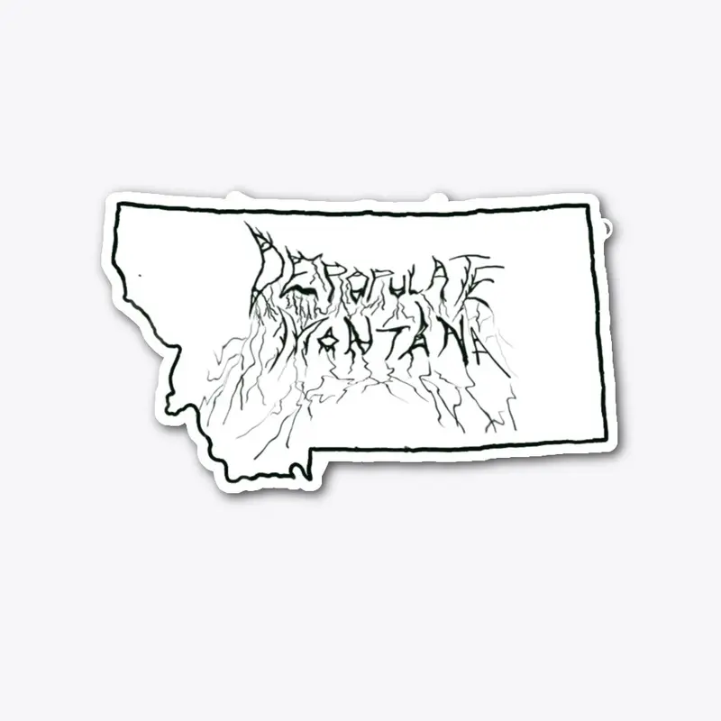 GoreGrindMontana Sticker